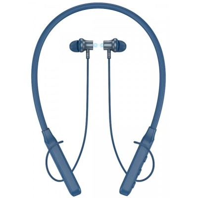 Handsfree Bluetooth HOCO ES74, A2DP, Albastru foto