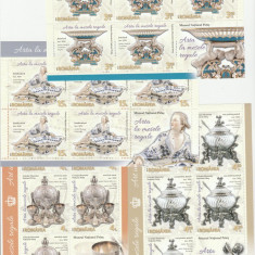 ARTA LA MESELE REGALE MINISHEET,2017 MNH,ROMANIA.