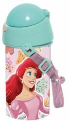 Sticla plastic cu pai fara BPA Ariel si printesele Disney 500 ml foto