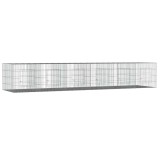 Cumpara ieftin Cusca pentru iepuri, 6 panouri, 327x79x54 cm, fier galvanizat