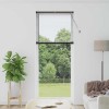 VidaXL Jaluzea pentru Fereastră cu perdele Manual Negru Aluminiu 42006170
