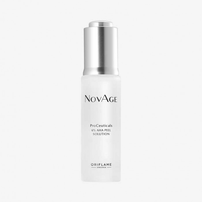 Solu&Aring;&pound;ie peeling cu 6% acizi AHA NovAge ProCeuticals Oriflame, reduce vizibil aspectul porilor &Egrave;i aspectul tern al pielii, 30ml