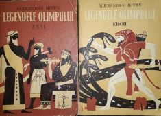 Al. Mitru - Legendele Olimpului (Zeii, Eroii, 1973, ilustratii C. Condacci) foto