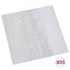 Placi pardoseala autoadezive 55 buc. gri deschis PVC 5,11 m&sup2;