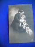 HOPCT 177 U CUPLU IN 1916 -CARTE POSTALA ROMANTICA- ROMANIA -CIRCULATA