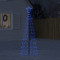 Lumina brad de Craciun cu tarusi 220 LED-uri, albastru, 180 cm GartenMobel Dekor