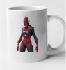 Cana alba personalizata Fortnite - Red Knight, INOVATIX&reg;. 330ml, Oem