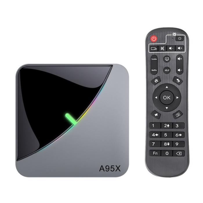 Smart TV Box Mini PC Techstar&reg; A95X F3 Air, RGB, Android 9, 2GB + 16GB ROM, 8K Bluetooth,WiFi 5G, RJ45
