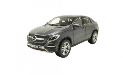 Macheta auto Mercedes-Benz GLE Coupe 2015 gri, 1:18 Norev foto