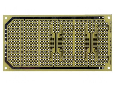 Placă prototip universală 55x105mm față simplă foto