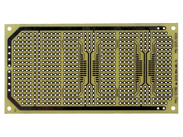 Placă prototip universală 55x105mm față simplă