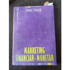 Marketing financiar-monetar - Lefter Chirica