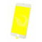 Geam sticla, iphone 8 plus + rama + polarizator, white