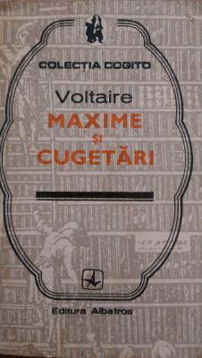 Maxime si cugetari Voltaire 1974 foto