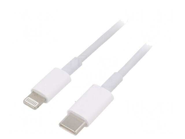 Cablu USB 2.0 Apple Lightning la USB C 1m