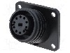 Conector circular, mama, 10 pini, BULGIN - PX0941/10/S