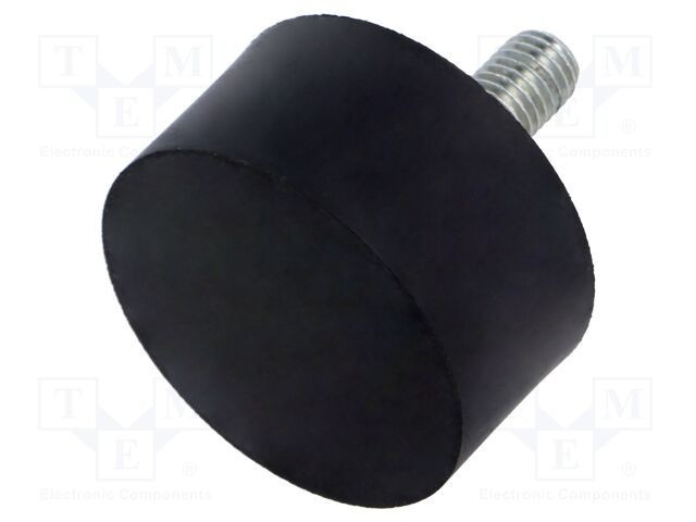Picioruş vibro-absorbant din gumă ELESA GANTER