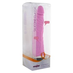 Classic Slim - Vibrator realist, roz, 21 cm