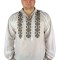 Bluza tip ie barbati RB24 alb/maro , marimea 3XL