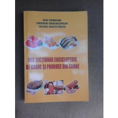 Mic dictionar enciclopedic de carne si produse din carne - Ion Cironeanu
