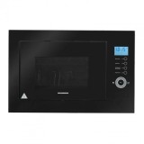 Cuptor cu microunde incorporabil HMW-MDBI34CT, 34 L, control digital, 900 W, grill, 5 trepte de putere, 11 programe, Negru