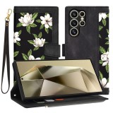 Husa personalizata fete Samsung Galaxy S24 Ultra Techsuit FlipCraft, negru