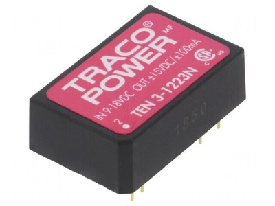 Convertor DC/DC 3W 9-18V la &amp;plusmn;15V DIP24 foto