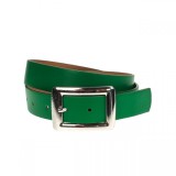 Curea dama, casual-eleganta, din piele ecologica, latime 3 cm, verde - CRD006V, CK LEATHER