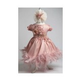 Cumpara ieftin Rochita Botez Ann, cu Pene, Roz Pudra - DPH36