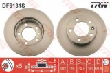 Disc frana OPEL MOVANO B platou / sasiu (2010 - 2016) TRW DF6131S