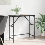 vidaXL Masă de consolă Stejar negru 75 x 32 x 75 cm Lemn compozit 882210