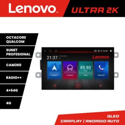 Navigatie Dacia dupa 2012 Lenovo Kit-Dacia 8 core QLED Qualcomm 4+64 360 Android Waze USB Navigatie Internet Youtube Radio CarStore Technology foto