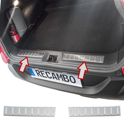 Ornamente protectie portbagaj interior mat pentru Renault Kadjar din 2015-2022 foto