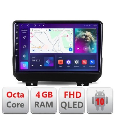 Navigatie Jeep Wrangler 2018- B-WRANGLER Android Ecran QLED octa core 4+64 carplay android auto KIT-WRANGLER+EDT-E309V3 CarStore Technology foto