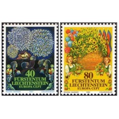 Liechtenstein 1981 - Europa folclor, serie neuzata