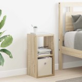 vidaXL Noptieră Stejar Sonoma 25,5 x 22 x 49,5 cm Lemn compozit 8000600