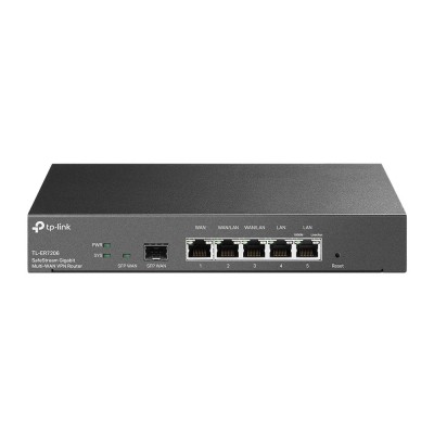 ROUTER TP-LINK wired Gigabit, 1 WAN + 2 LAN + 2 WAN/LAN + 1 Gigabit SFP, &amp;quot;ER7206&amp;quot; (timbru verde 0.8 lei) foto