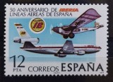 BC48, Spania 1977, serie aniversara 50 de ani liniile aeriene spaniole