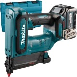 Makita PT001GD101 XGT - Pistol de batut cuie cu 1 acumulator Li-Ion 40 V 2.5 Ah cuie pentru lemn valiza plastic