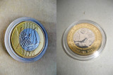 A197-UNC Medalia Serbia Ingerul alb de la Mileseva moneda euro specimen 2003.
