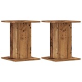 Cumpara ieftin Suporturi de plante 2 buc. lemn vechi 30x30x40cm lemn prelucrat