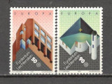 Liechtenstein.1987 EUROPA-Arhitectura moderna SE.691, Nestampilat