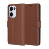 Husa pentru Oppo Reno13, Techsuit, Leather Folio, Maro