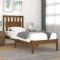 vidaXL Cadru de pat, maro miere, 100x200 cm, lemn masiv de pin 3103926