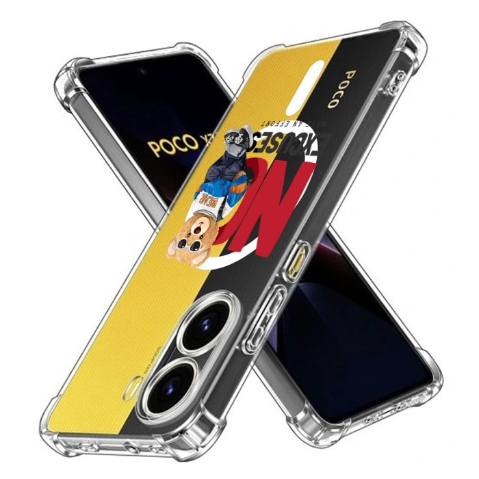 Husa antisoc pentru xiaomi poco x7 pro airbag magsafe, col&Egrave;uri ranforsate - no excuses