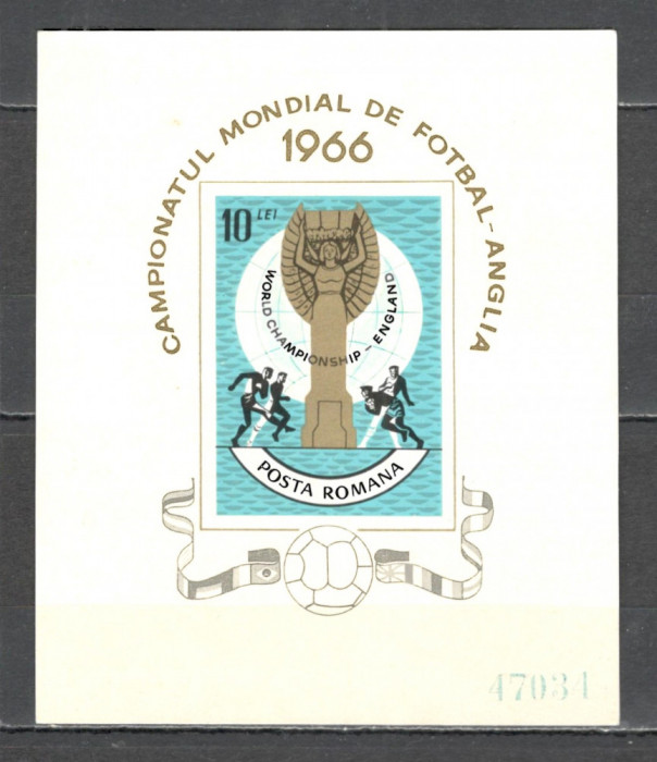 Romania.1966 C.M. de fotbal ANGLIA-Bl. ZR.253