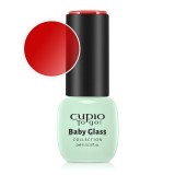 Oja semipermanenta Baby Glass Collection - Luminous Red 5ml, Cupio