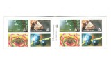 Luxemburg 2002 - Muzeul de stiintele naturii, fluturi, serie timbre autocolant