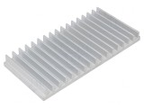 Radiator extrudat cu aripioare 70x150x15mm 2.5K/W