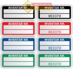 Etichete pentru inventar produse foto